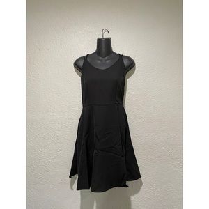 Original Design Criss Cross Black Dress M